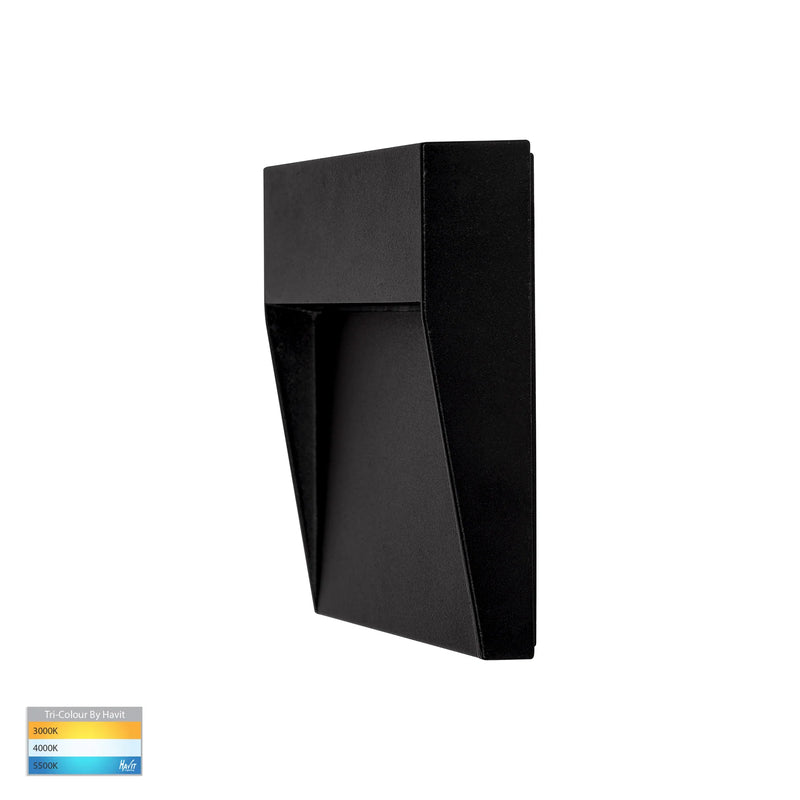 Havit Lighting Fino Black Square LED Outdoor Step  Light (HV3268T-BLK-12V-SQ)