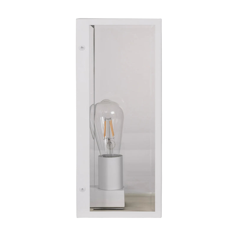 Havit Lighting Bayside Large 316 Stainless Steel White Wall Light (HV3659W-L-WHT)