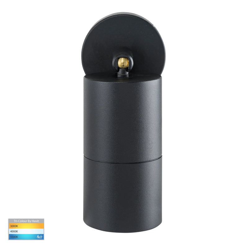Havit Lighting Tivah Black TRI Colour Single Adjustable Wall Pillar Lights (HV1225T-HV1227T)