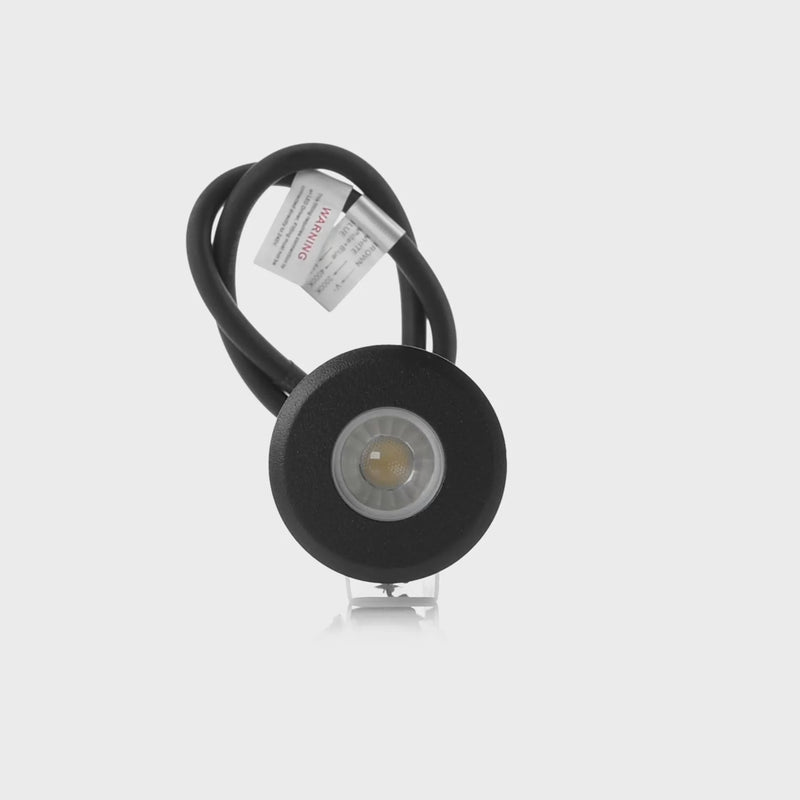Havit Lighting Elite Black Aluminium LED Deck or Inground Lights (HV2881T-BLK-12V)