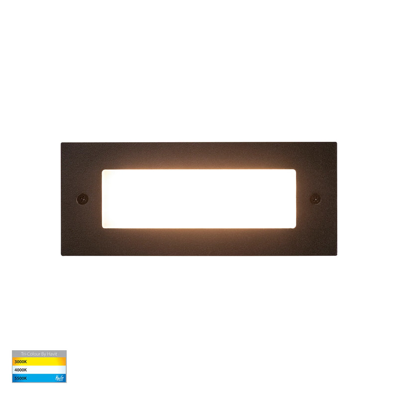 Havit Lighting Bata Black 6w LED Brick Light (HV3005T-BLK-12V | HV3005T-BLK-240V)
