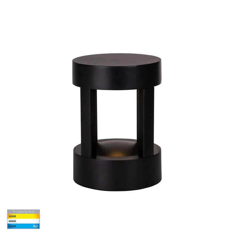 Havit Lighting Pelare Black LED Pillar Light (HV1699T-BLK-240V-RND | HV1699T-BLK-24V-RND)