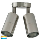 Havit Lighting Tivah 316 Stainless Steel TRI Colour Double Adjustable Wall Pillar Lights (HV1305T-HV1307T)