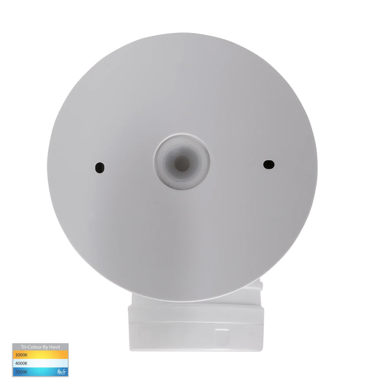 Havit Lighting Focus Polycarbonate White Single Adjustable Spot Light (HV3791T-WHT)