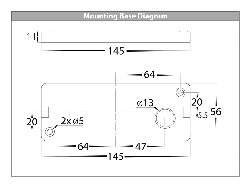 Havit Lighting Lisse Black Fixed Down RGBW LED Wall Light (HV3643RGBW-BLK)