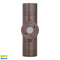 Havit Lighting Tivah Antique Brass TRI Colour Up & Down Wall Pillar Lights (HV1095T-HV1097T)