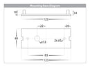 Havit Lighting Taso 3.5w Silver TRI Colour LED Step Light (HV3270T-SLV-12V)