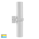 Havit Lighting Luz White TRI Colour Double Up & Down Wall Pillar Lights (HV10392T)