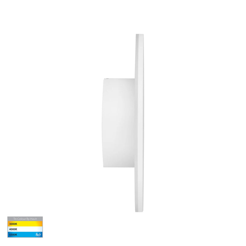 Havit Lighting Halo White TRI Colour LED Wall Light (HV3592T-WHT)