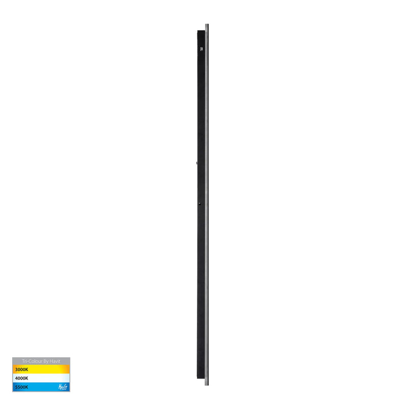 Havit Lighting Barline Shadow Aluminium Black 1500mm Wall Light (HV3576T-BLK)