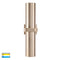 Havit Lighting Luz Solid Brass TRI Colour Single Up & Down Wall Pillar Lights (HV10591T)