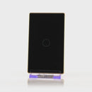 Havit Lighting Wifi Single Gang Black with Gold Trim Wall Switch (HV9220-1)