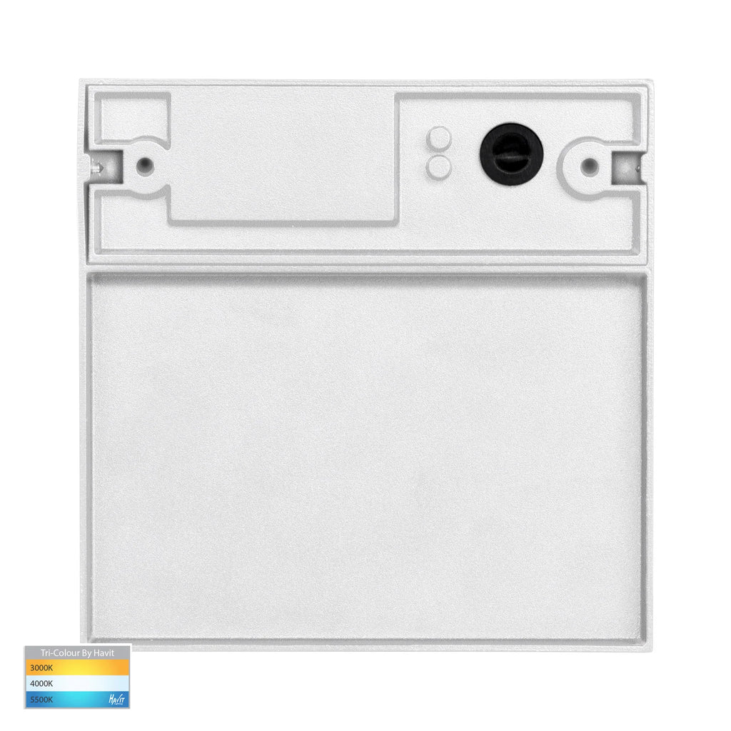 Havit Lighting Fino White Square LED Outdoor Step Light (HV3269T-WHT-1 ...