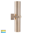 Havit Lighting Luz Solid Brass TRI Colour Single Up & Down Wall Pillar Lights (HV10591T)