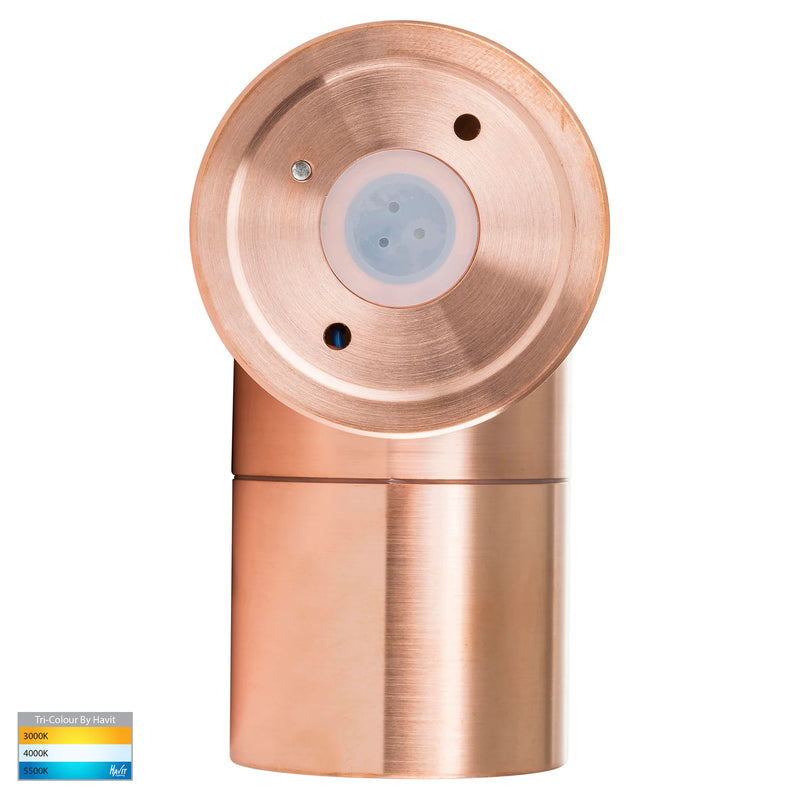 Havit Lighting Tivah Solid Copper TRI Colour Fixed Down Wall Pillar Lights (HV1115T-HV1117T)