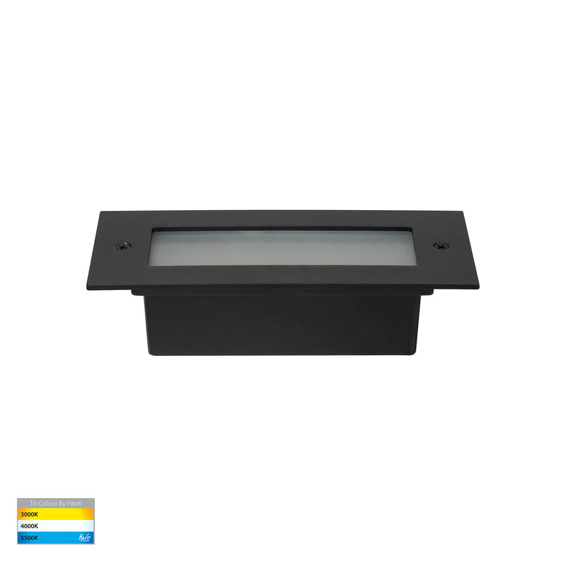 Havit Lighting Bata Black 6w LED Brick Light (HV3005T-BLK-12V | HV3005T-BLK-240V)