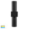 Havit Lighting Luz Black TRI Colour Single Up & Down Wall Pillar Lights (HV10291T)