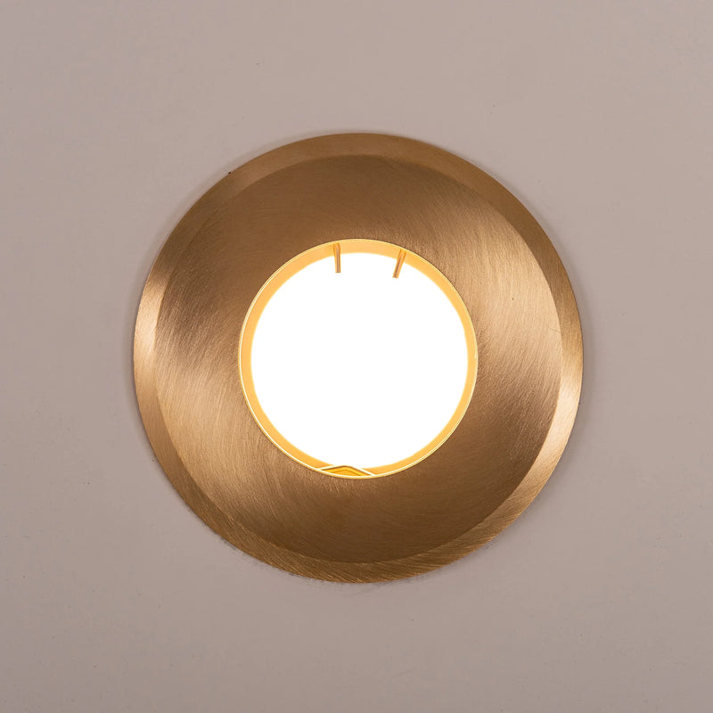 Havit Lighting Ollo Brass TRI Colour LED Wall or Inground Light (HV19022T-BR)