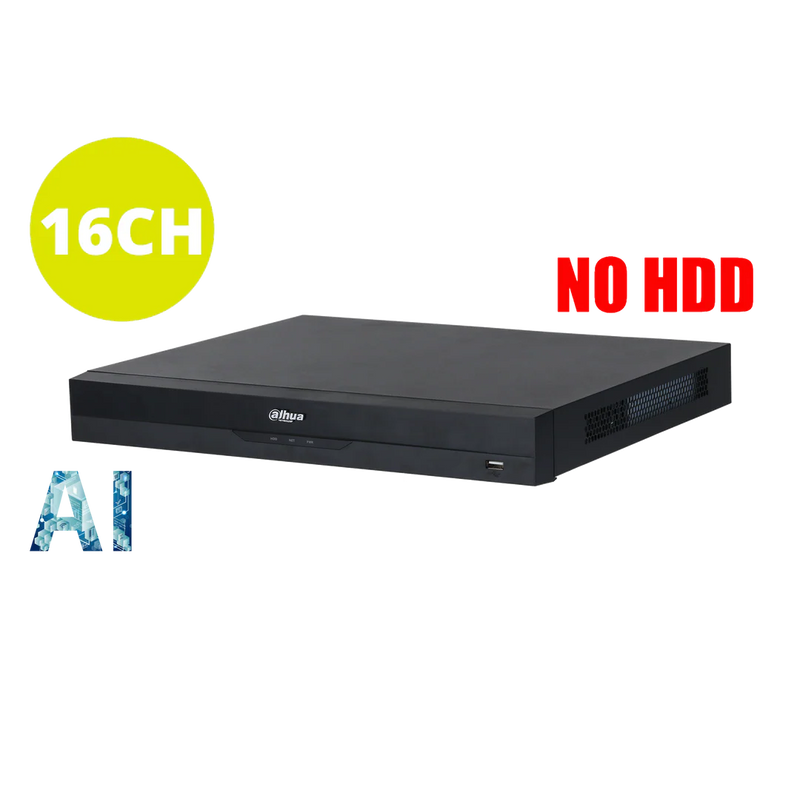 Dahua 16 Channel 1U 2HDDs 16PoE Network Video Recorder (DHI-NVR4216-16P-AI/ANZ)