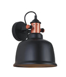 CLA ALTA: Interior Adjustable Bell With Copper Highlight Wall Lights
