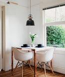 CLA ALTA: Industrial Bell Shape With Copper Highlights Pendant Lights