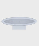 CLA ATHENS: City Series LED Interior Matte White Oval 1 Way Wall Light