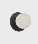 CLA BALLE: Interior Round Opal Diffuser with Round Base Wall Lights