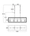 CLA BANQUET: Retro Interior Rectangular Wood Frame Pendant Light