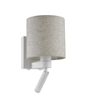 CLA BRIGHTON: City Series E27 Interior Wall Lamp With Adjustable LED Reading Lights