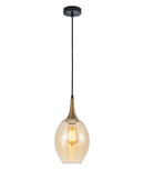 CLA BROTE: Retro Interior Bronze Wine Glass Shape Pendant Lights
