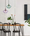 CLA CAMPANA: Interior Wine Glass Shape Ribbed Pendant Lights