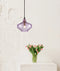 CLA CAMPANA: Interior Wine Glass Shape Ribbed Pendant Lights