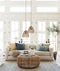 CLA CANAMO: Bohemian Interior Natural Hemp Rope & Black Hardware Ellipse Pendant Light