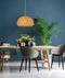 CLA CANASTA: Bohemian Interior Large Natural Bamboo Finish Pendant Light