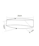 CLA CANNES: City Series LED Interior Matte White Curved Up/Down Wall Light