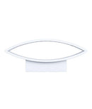 CLA CANNES: City Series LED Interior Matte White Curved Up/Down Wall Light