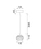 CLA CARAMELLE: Interior LED Tri-CCT Glass with Segments Ellipse Pendant Lights