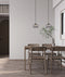 CLA CARAMELLE: Interior LED Tri-CCT Glass with Segments Ellipse Pendant Lights