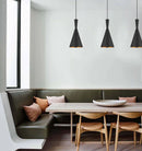 CLA CAVIAR: Black Cone Shape Pendant Light