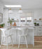 CLA CEREMA: Interior White with Antique Brass & Black Highlight Ellipse Pendant Light