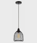 CLA CHEVEUX: Industrial Black Mesh Bird Cage Pendant Light