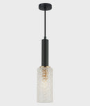 CLA CLEO: Interior Oblong Cut Glass Pendant Light