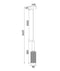 CLA CLEO: Interior Oblong Cut Glass Pendant Light