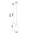 CLA CLESSIDRA: Interior Mirror Finish Smokey Black / Opal Glass Ellipse Pendant Lights