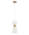 CLA CLESSIDRA: Interior Mirror Finish Smokey Black / Opal Glass Ellipse Pendant Lights