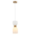 CLA CLESSIDRA: Interior Mirror Finish Smokey Black / Opal Glass Ellipse Pendant Lights