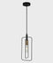 CLA CONTOUR: Interior Black Wire Rectangular Shape Pendant Light