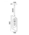 CLA CONTOUR: Interior Black Wire Rectangular Shape Pendant Light