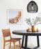 CLA COUP: Bohemian Interior Rattan Matte Black Ellipse Pendant Light