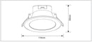 Tradelike TINA 10W Switch Dimmable Tri-Colour Downlight (TLTITC10WD)